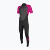 O'Neill Reactor-2 2mm BZ S/S Full black/berry children's wetsuit