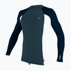 Men's O'Neill Premium Skins Rash Guard cadet blue/white/ abyssal swimming longsleeve