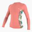 Women's swimming longsleeve O'Neill Side Print Rash Guard desert flower/cara floral