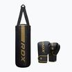 RDX F6 Junior Punch Bag + Boxing Gloves matte gold