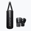 RDX F6 Junior Punch Bag + Boxing Gloves matte silver