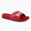 Mizuno Relax Slide highriskred/white slides