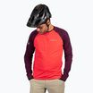 Men's Endura Singletrack Fleece cycling longsleeve aubergine