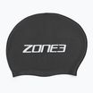 ZONE3 Long Hair black swimming cap