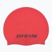 ZONE3 Silicone Swim Cap red swimming cap