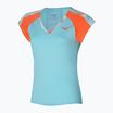 Women's running shirt Mizuno Printed Tee blue 62GAA20127