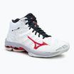 Men's volleyball shoes Mizuno Wave Voltage 2 Mid white/salsa/black