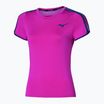 Women's T-Shirt Mizuno Frontier Tee W fuchsia purple