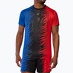 Men's Mizuno DryAeroFlow Graphic Tee onired / oniblue running shirt