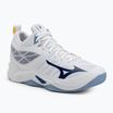 Volleyball shoes Mizuno Wave Dimension Mid white/bellwether blue/belairblu