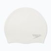 Speedo Plain Moulded Silicone swimming cap white/silver