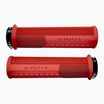 Peaty's Monarch Knurl Thick red handlebar grips