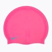 Nike Solid Silicone children's swimming cap pink TESS0106-670