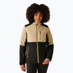 Women's rain jacket REGATTA Kelora black/warm taupe