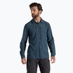 Men's Craghoppers NosiLife Long Sleeved Pro Shirt V blue stone trekking shirt