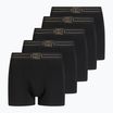 Men's CR7 Basic Trunk boxer shorts 5 pairs black/gold