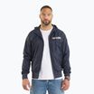 Men's Pitbull Athletic Logo Hooded Nylon jacket dark navy