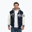 Men's Pitbull Falcon Ridge Bomber Hooded jacket navy/ecru