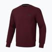 Men's Pitbull Small Logo Crewneck sweatshirt burgundy