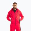Men's sweatshirt Pitbull Dogwood Hooded Zip Sweatshirt fluo/red