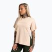 Women's training t-shirt Gym Glamour Glamour Beige 419