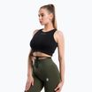 Women's Gym Glamour Tiered Training Top Black 440