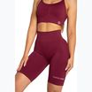 Women's biker training shorts Gym Glamour Push Up 2.0 merlot