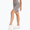 Women's biker training shorts Gym Glamour Push Up 2.0 ghost grey