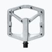 Crankbrothers Stamp 2 raw silver bicycle pedals