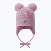 Reima Kuuru children's winter beanie grey pink