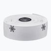 SUPACAZ Super Sticky Kush Galaxy white tape/black print/ano black plugs handlebar wrap