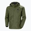 Helly Hansen men's Dubliner utility green rain jacket