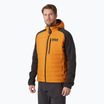 Helly Hansen men's sailing jacket Arctic Ocean Hybrid Insulator mustard