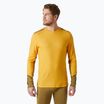 Men's Helly Hansen Lifa Merino Midweight Crew thermal longsleeve golden glow