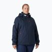 Women's sailing jacket Helly Hansen Crew Hooded Midlayer Plus 2.0 navy