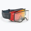 Smith Squad slate/chromapop everyday red mirror ski goggles