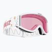 Bliz Pixie Jr children's ski goggles white/pink