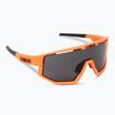 Bliz Fusion S3 matt neon orange/smoke cycling goggles