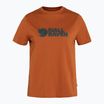 Women's trekking t-shirt Fjällräven Logo brown F87146