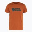 Men's Fjällräven Logo trekking t-shirt brown F87310