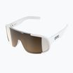 POC Aspire hydrogen white/clarity trail/partly sunny silver sunglasses