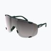POC Devour pargasite green/clarity road/sunny silver sunglasses