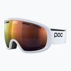 POC Fovea hydrogen white/partly sunny orange ski goggles