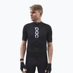 Men's cycling jersey POC Essential Road Logo uranium black