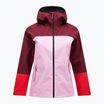Women's Peak Performance Trail Hipe Shell Jacket obscure/morning dew/red rain jacket