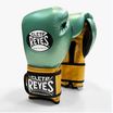 Cleto Reyes Velcro Sparring metallic green/gold wbc boxing gloves