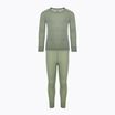 Children's thermal underwear ODLO Active Warm Eco Long steel grey melange/matte green