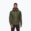 Men's Mammut Crater IV HS Hooded dark marsh rain jacket