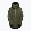 Men's Mammut Crater IV HS Hooded dark marsh rain jacket