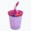 Klean Kanteen Kid's Steel Straw Lid 296 ml crocus petal mug